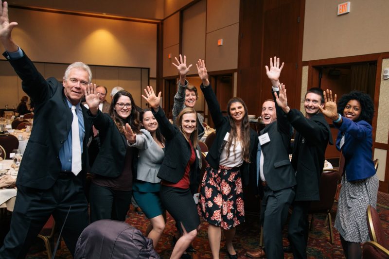 Students, faculty pose fun-wise at  College of Science 2017 Celebration of Excellence