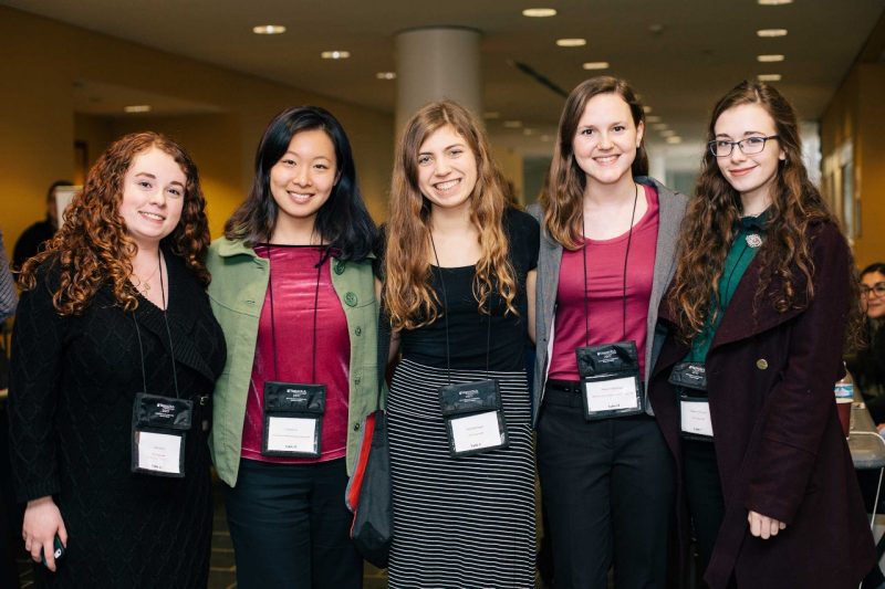 Attendees at Undergraduate Women in Physics Conference 2017