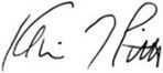 Kevin T. Pitts signed name