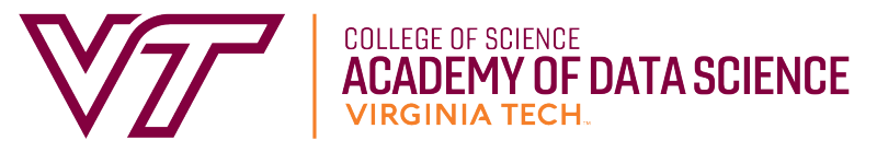 Virginia Tech Academy of Data Science logo